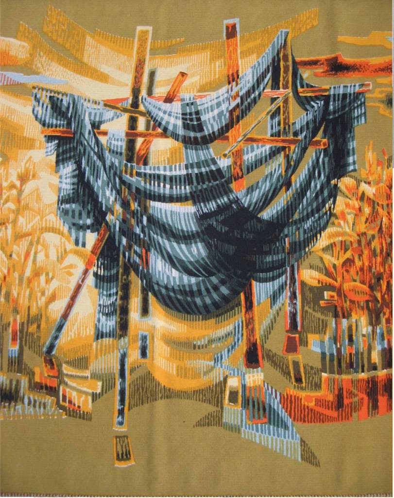 Robert Debieve woven wool (not printed version) tapestry