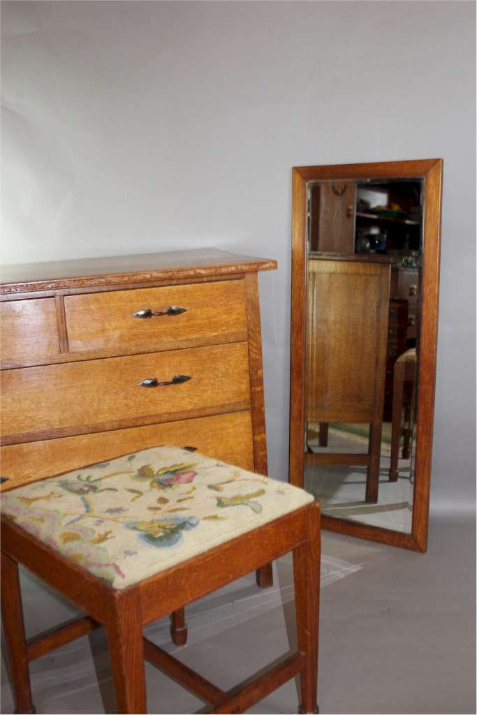 Arthur Simpson and the Handicrafts of Kendal Oak stool