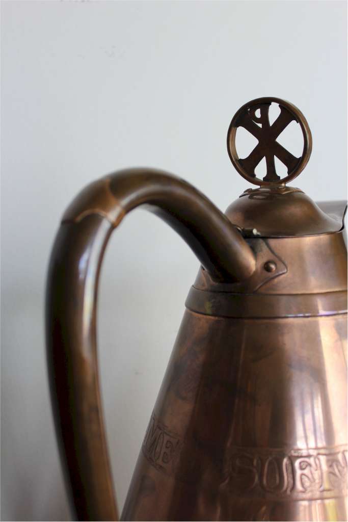 Omar Ramsden (1873–1939) arts and crafts ecclesiastical copper ewer