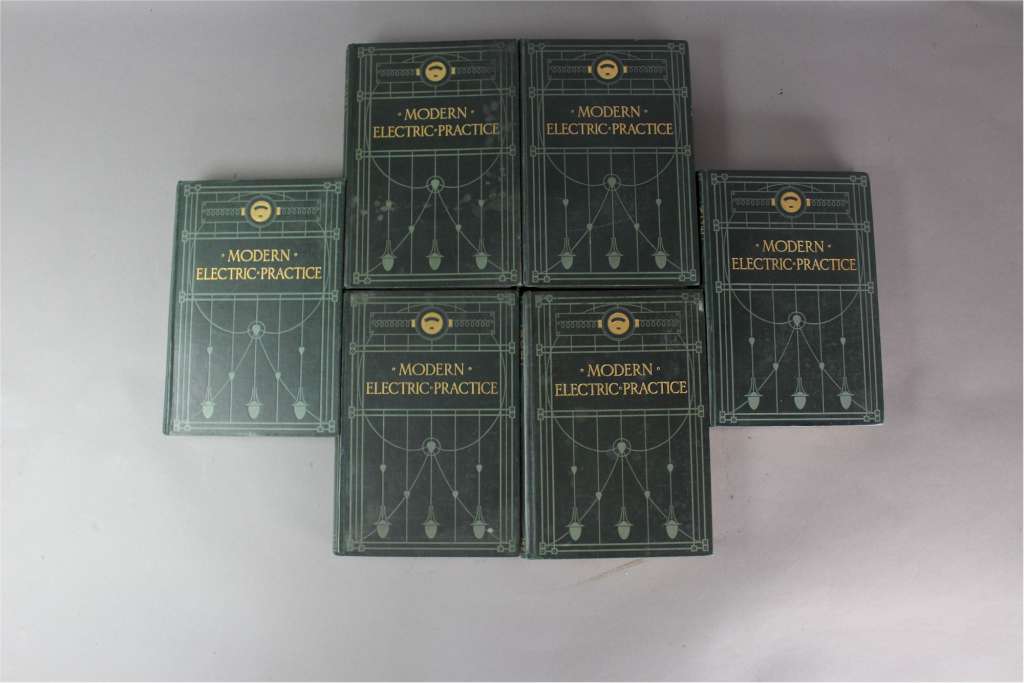 Set of six volumes Modern Electric Practice