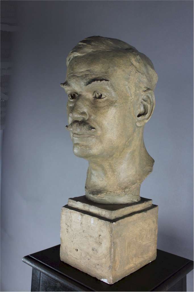 Frederick .W. George 1889-1971 plaster bust