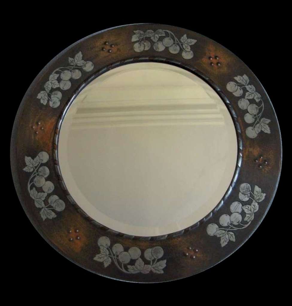 Arts and Crafts mirror by Harold Holmes