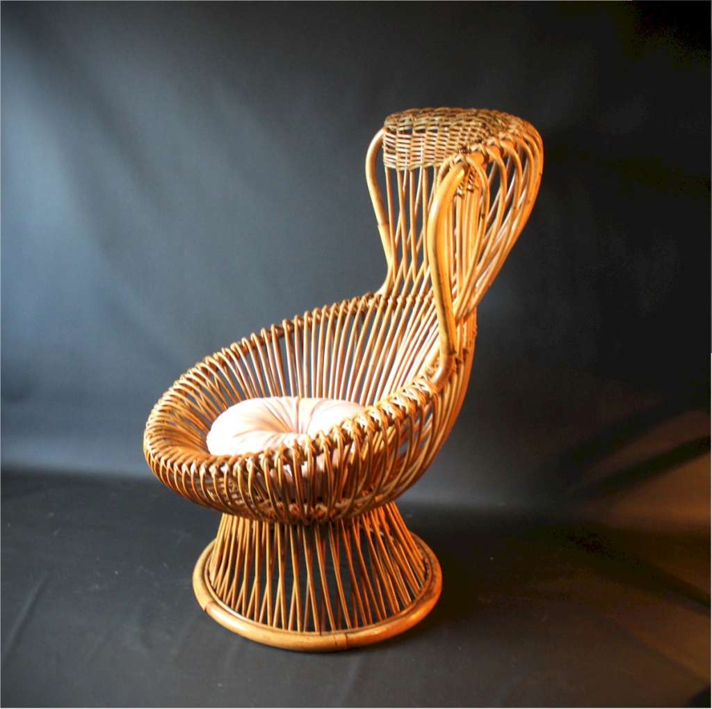 Franco Albini Wicker Armchair
