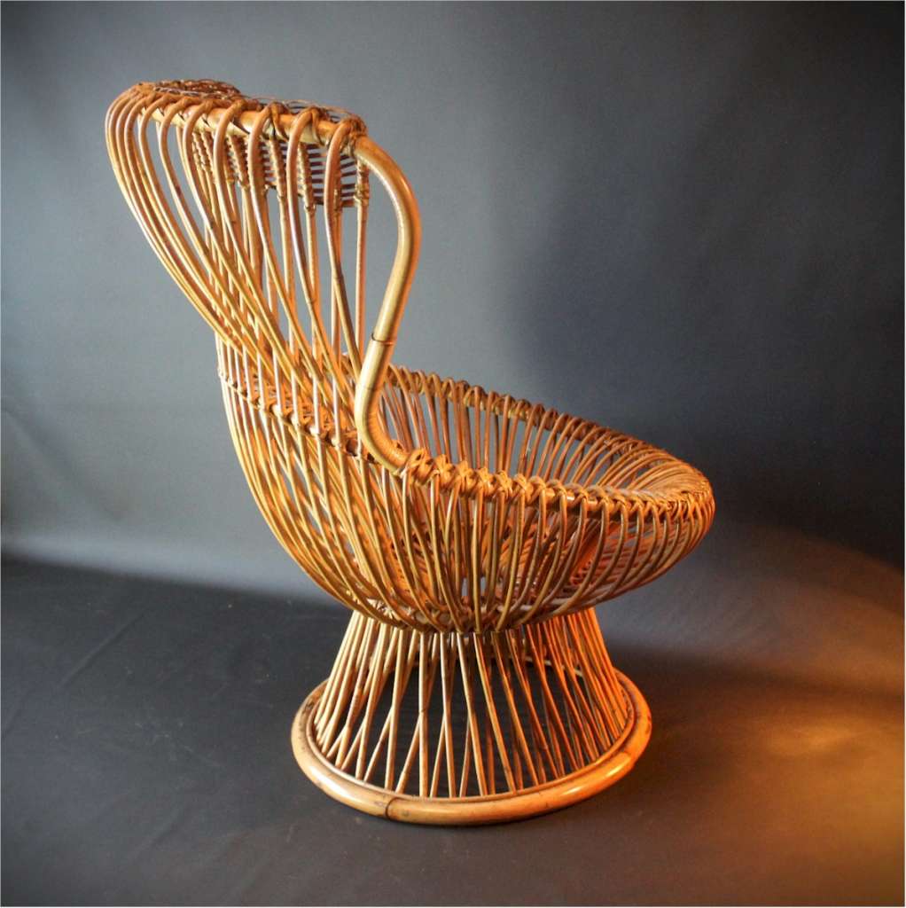 Franco Albini Wicker Armchair