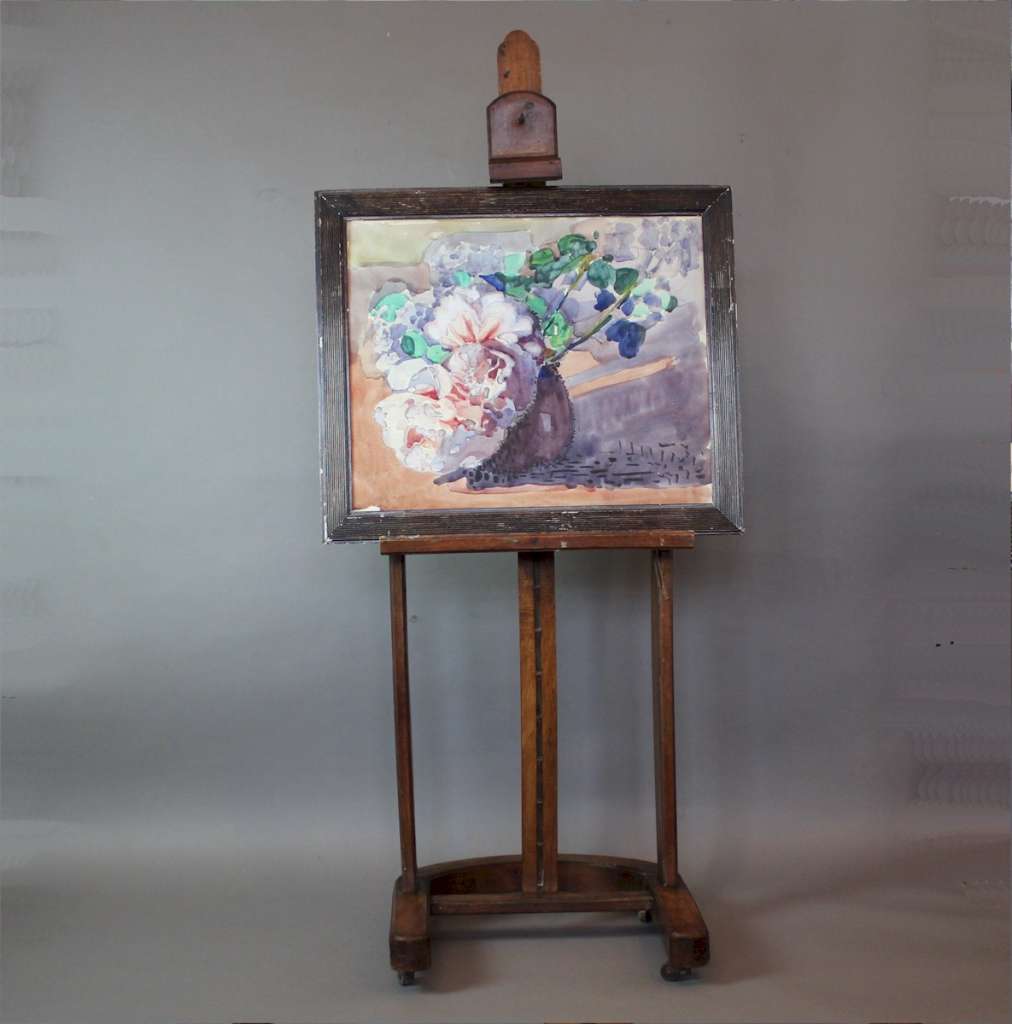 19th century artists easel by P.Berville