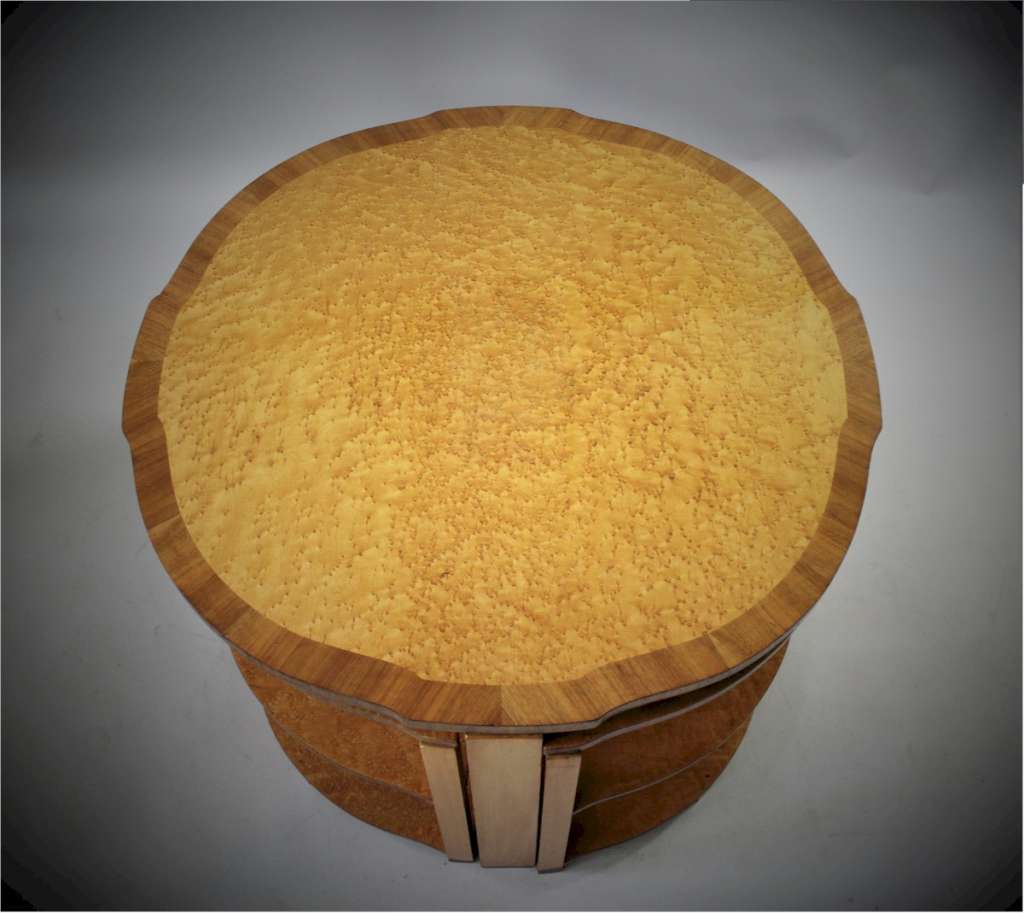 Art Deco nest of five tables.