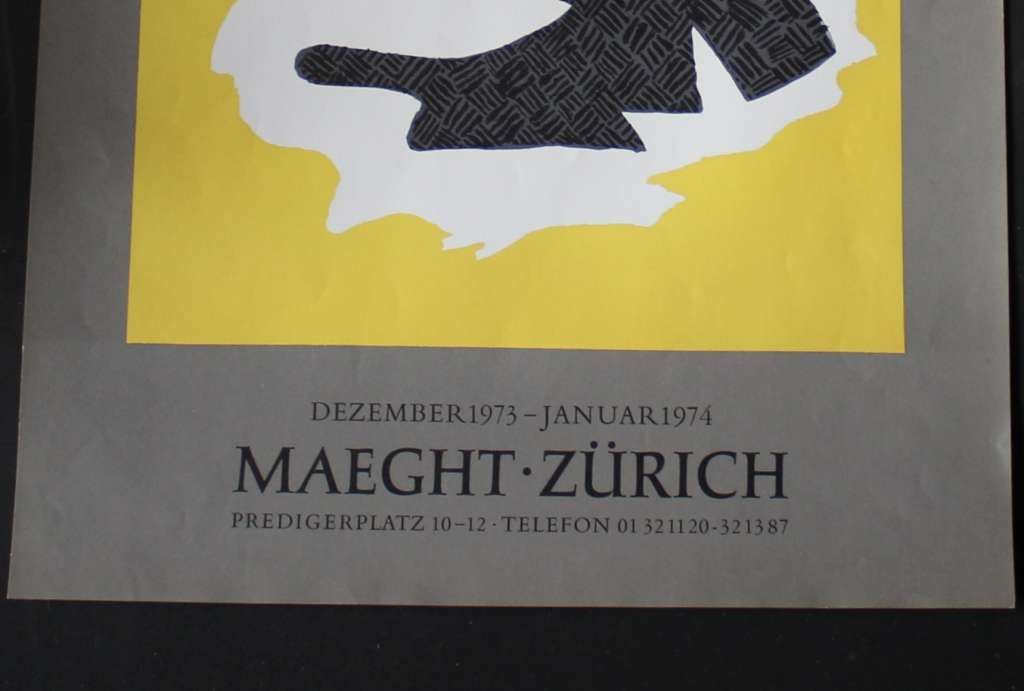 George Braque poster for Galerie Maeght Zurich