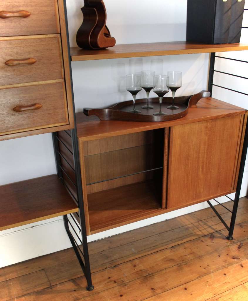 Ladderax Mid Century Shelving System By Staples