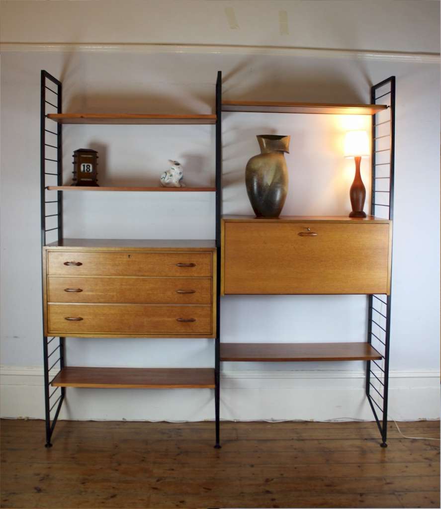 Ladderax MidCentury teak shelving system c1960's Sold Items Art
