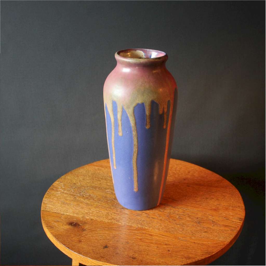 Louis Pointu vase in the arts and crafts style