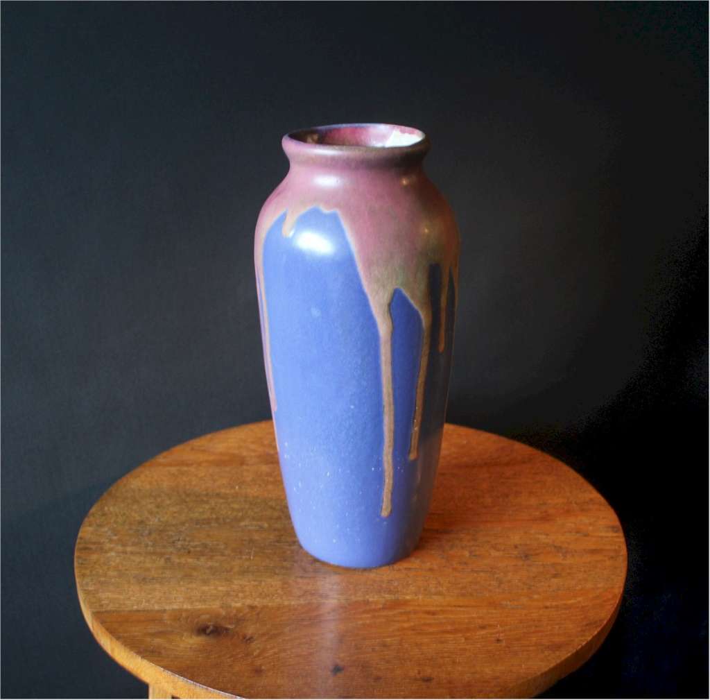Louis Pointu vase in the arts and crafts style