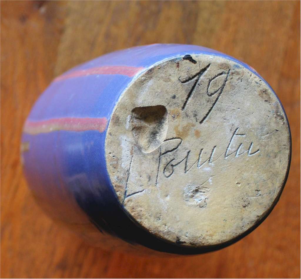 Louis Pointu vase in the arts and crafts style