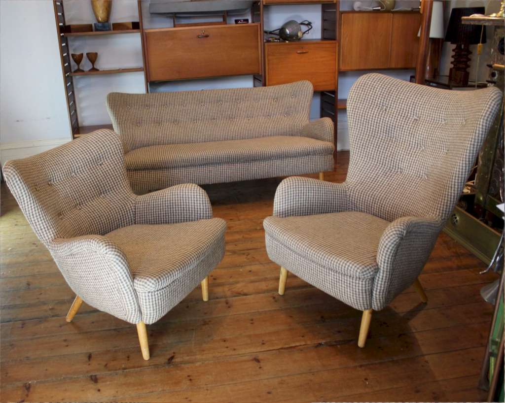 Ernest Race three piece suite