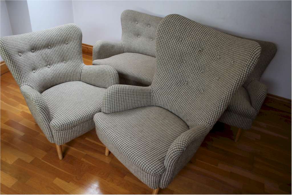 Ernest Race three piece suite