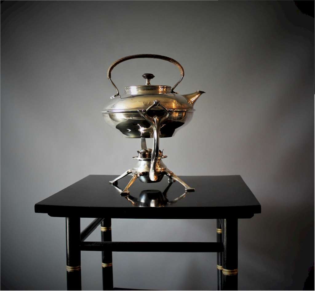 W.A.S Benson kettle on stand