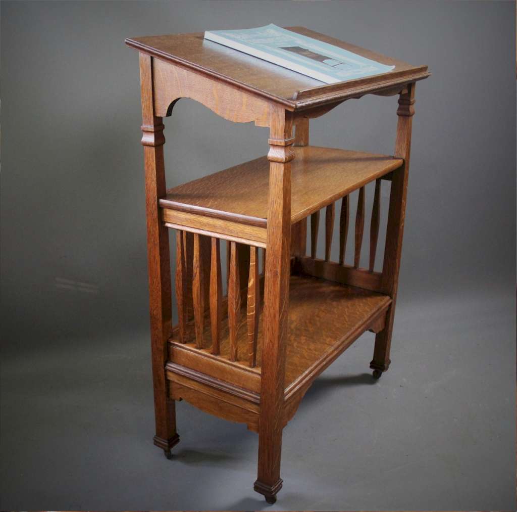 Shapland and Petter oak reading table