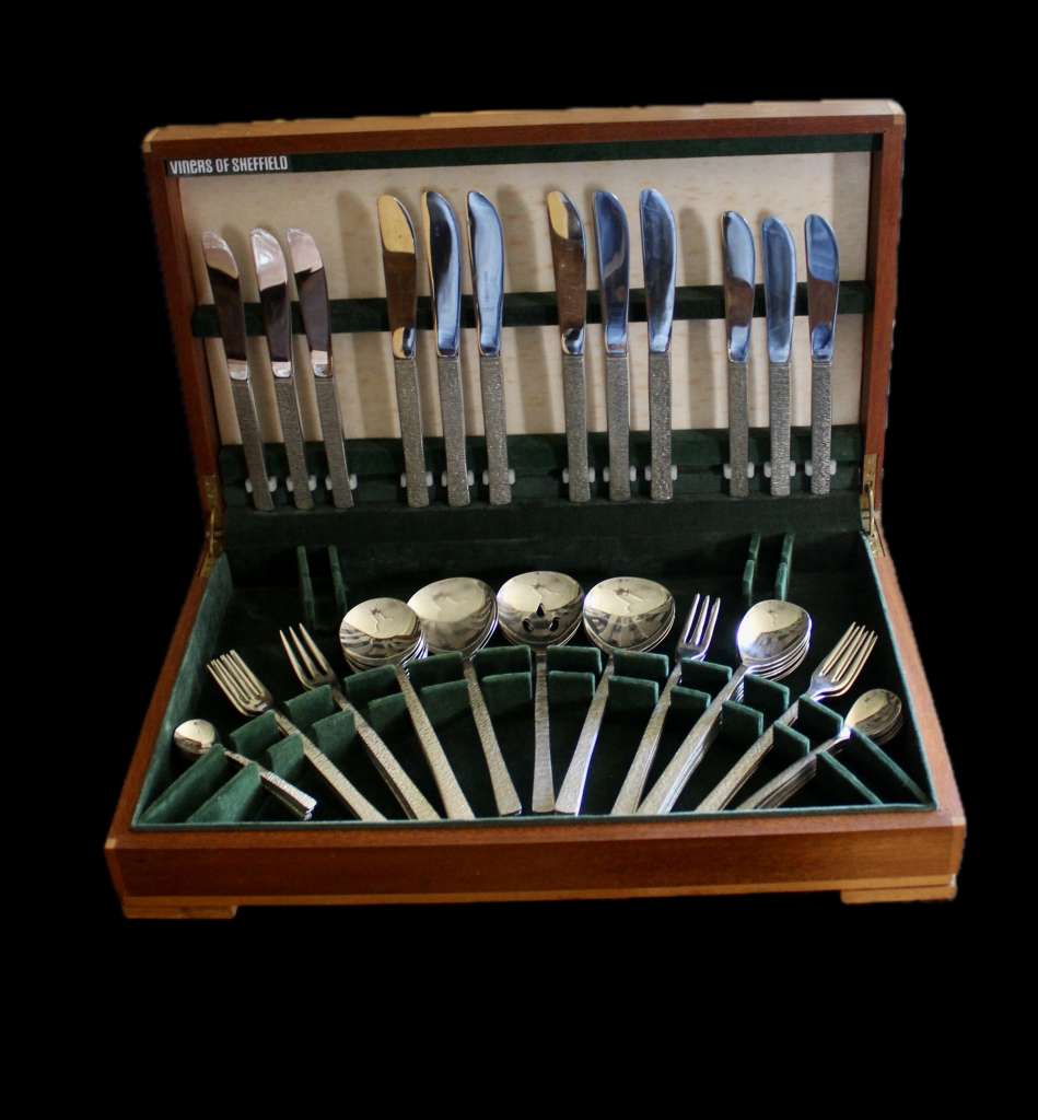 Viners canteen of cutlery by Gerald Benney