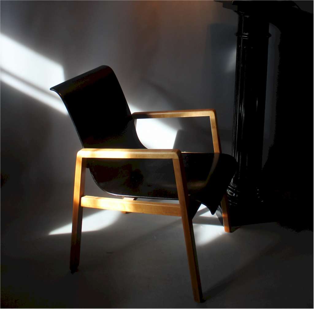 Alvar Aalto Hallway Chair Model No.403 by Finmar