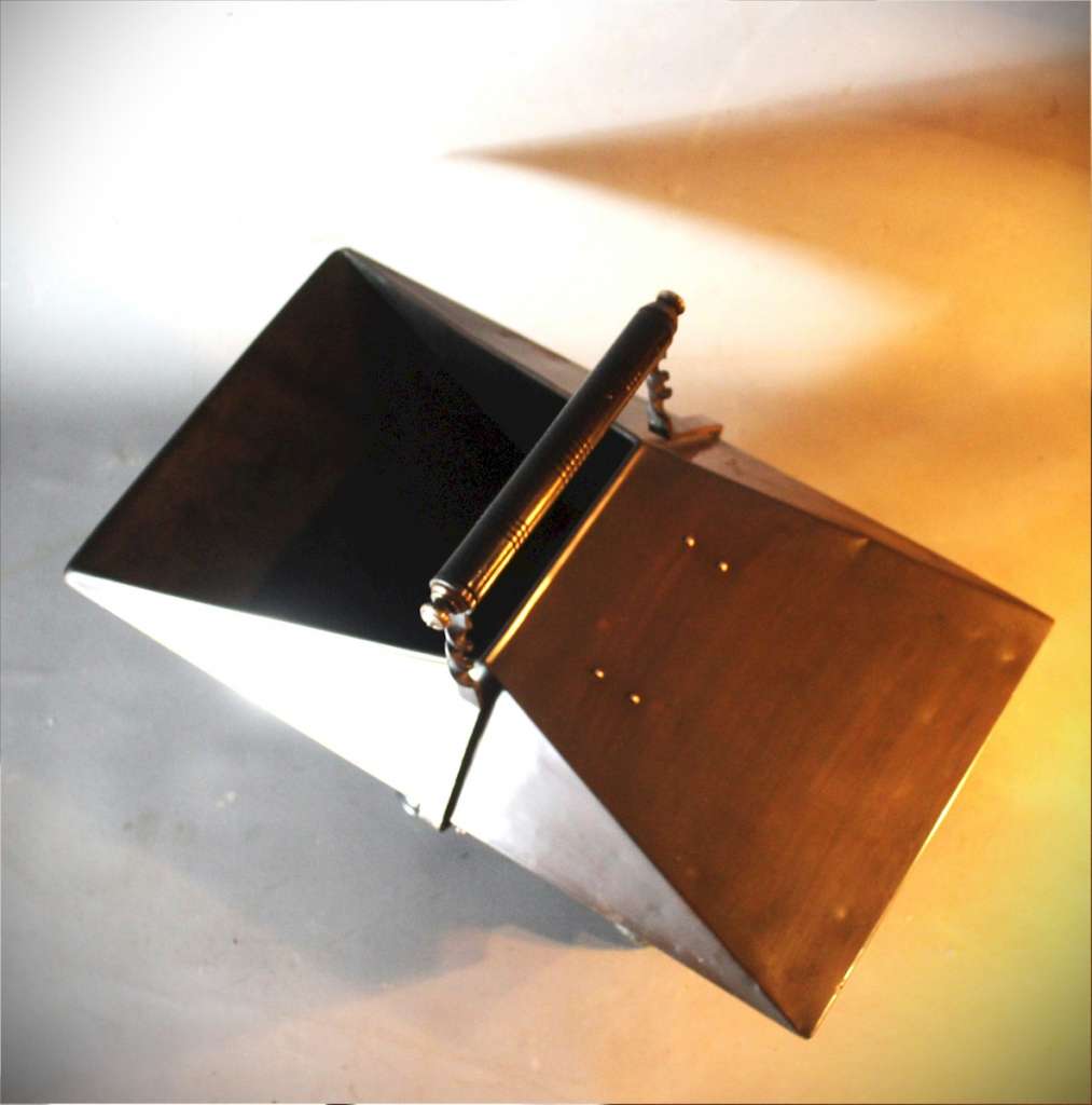 Aesthetic copper coal scuttle