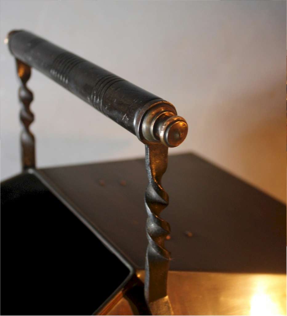 Aesthetic copper coal scuttle