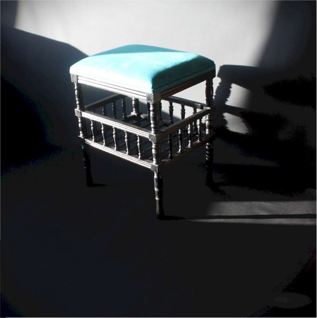 Aesthetic Movement ebonised stool