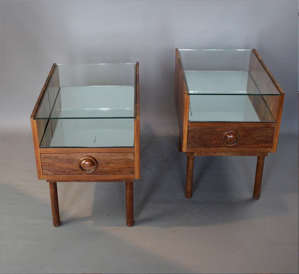 Mid Century pair of bedside . MidCentury Modern Art Furniture