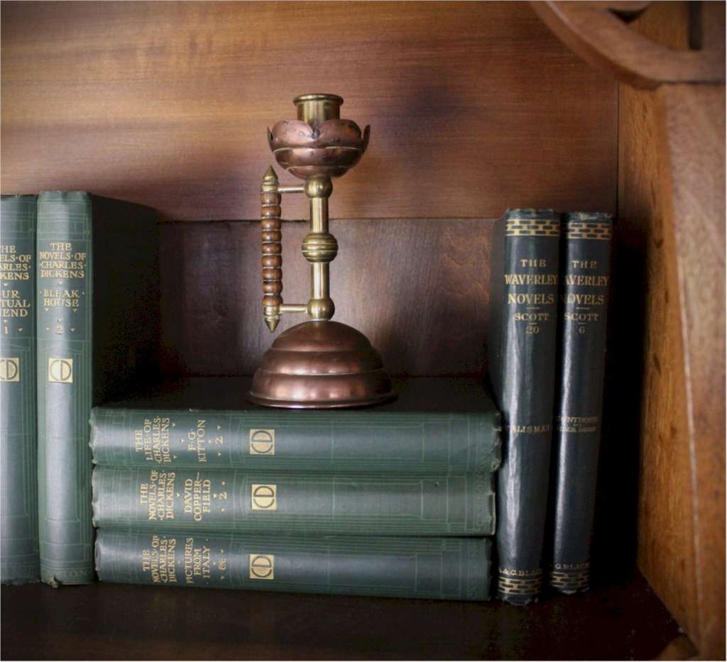 Arts and Crafts chamberstick by Benham and Froud.