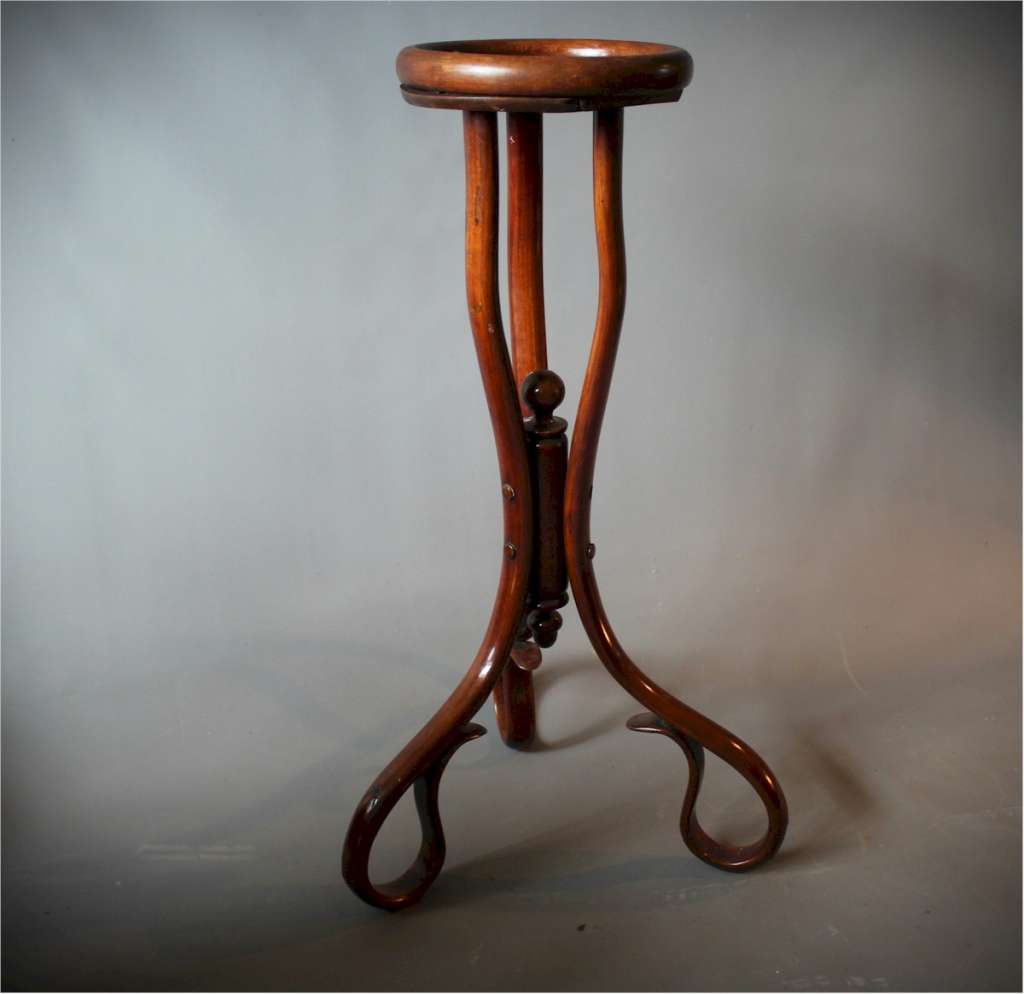 Bentwood planter attributed to Thonet