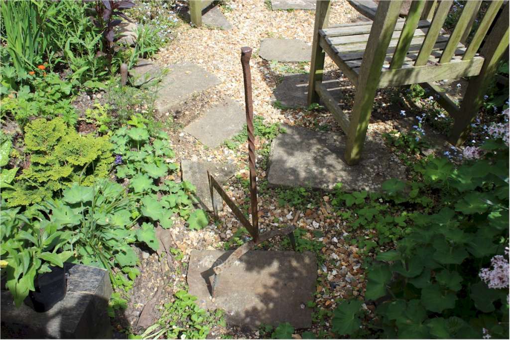 Vintage iron boot scraper