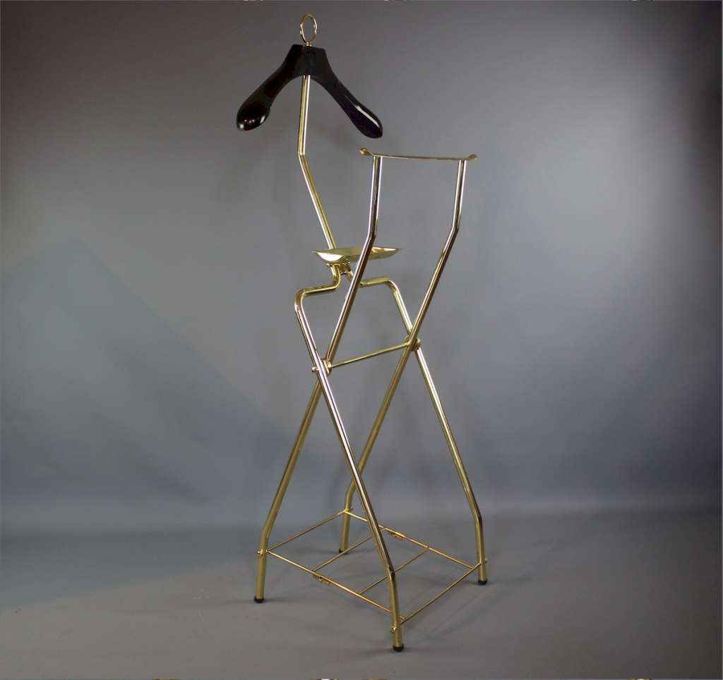 Polished brass valet