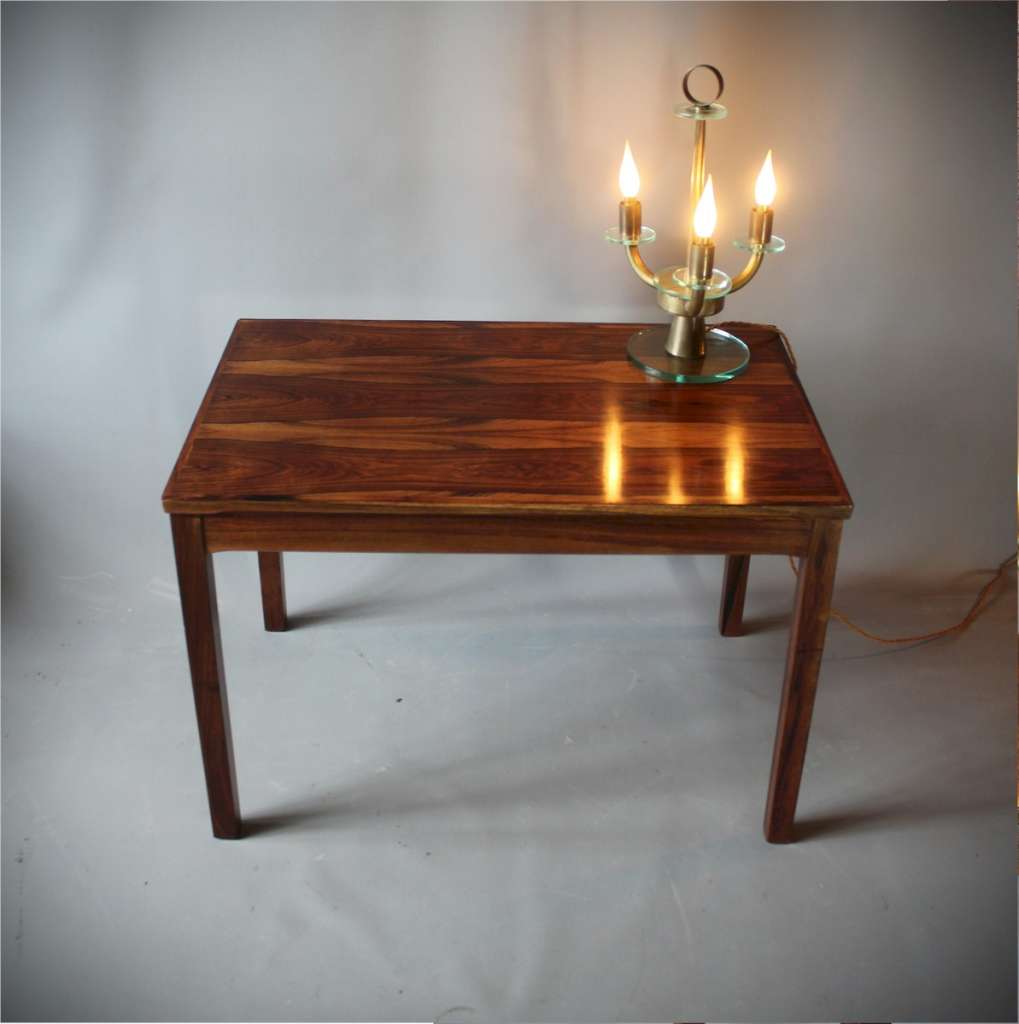 Mid-Century Afromosia Coffee Table by Haug Snekkeri for Bruksbo