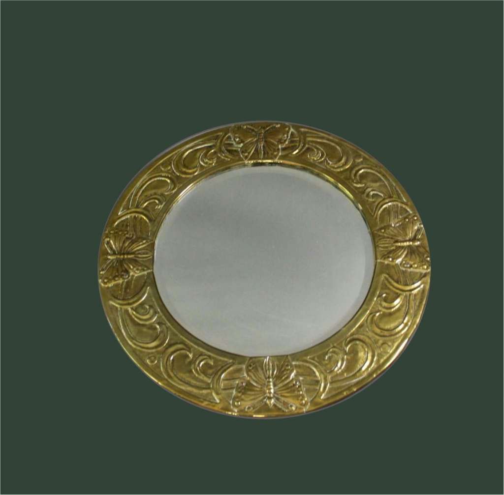 Arts & Crafts Scottish school butterfly mirror