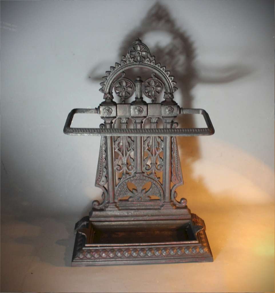 Victorian cast iron stick stand