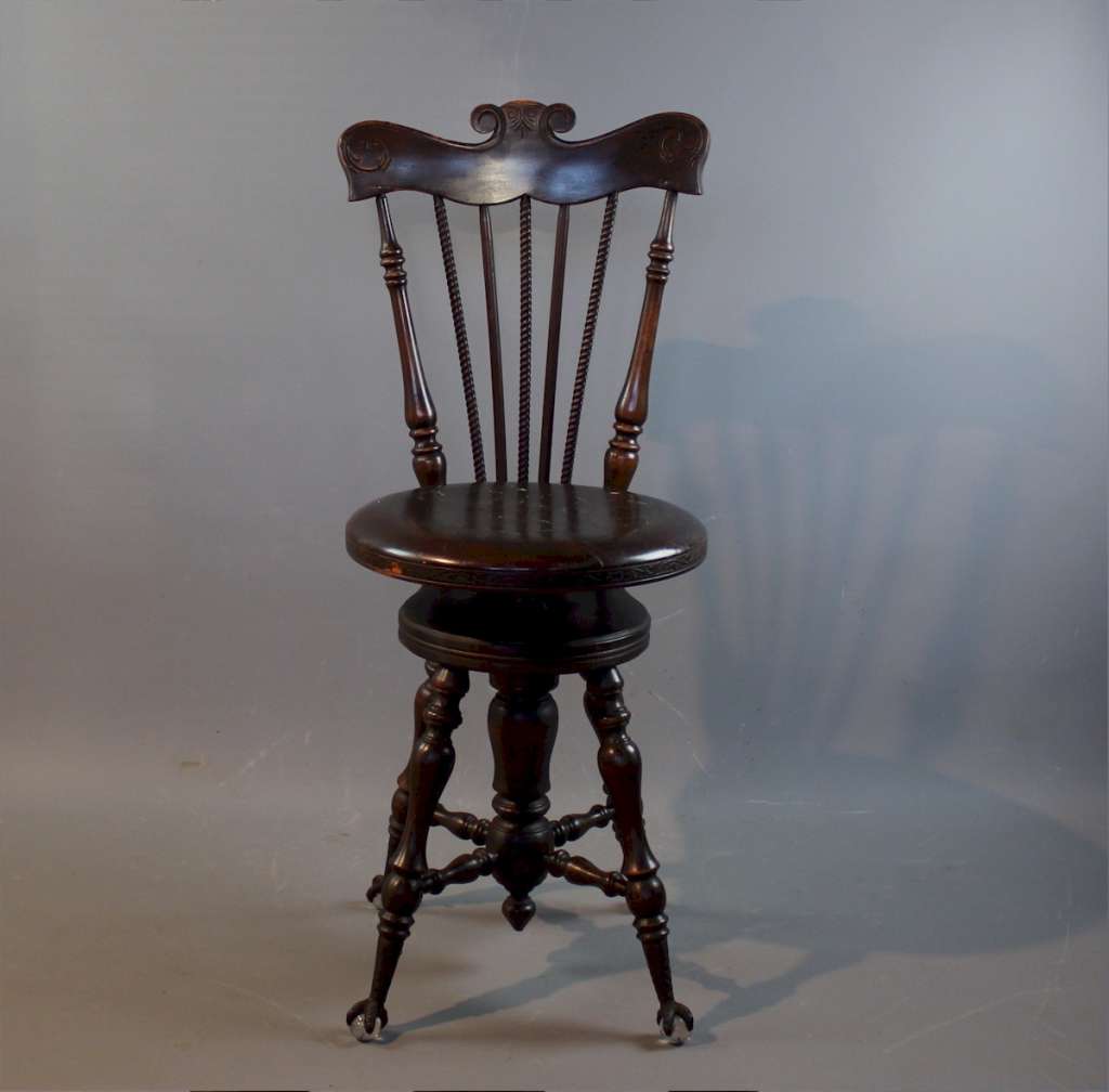 American music chair with adjustable seat.