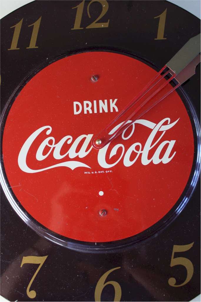 1950's Coca-Cola advertising clock