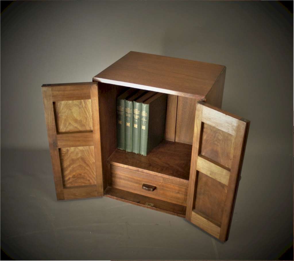 Arts and Crafts Cotswold School table top cabinet