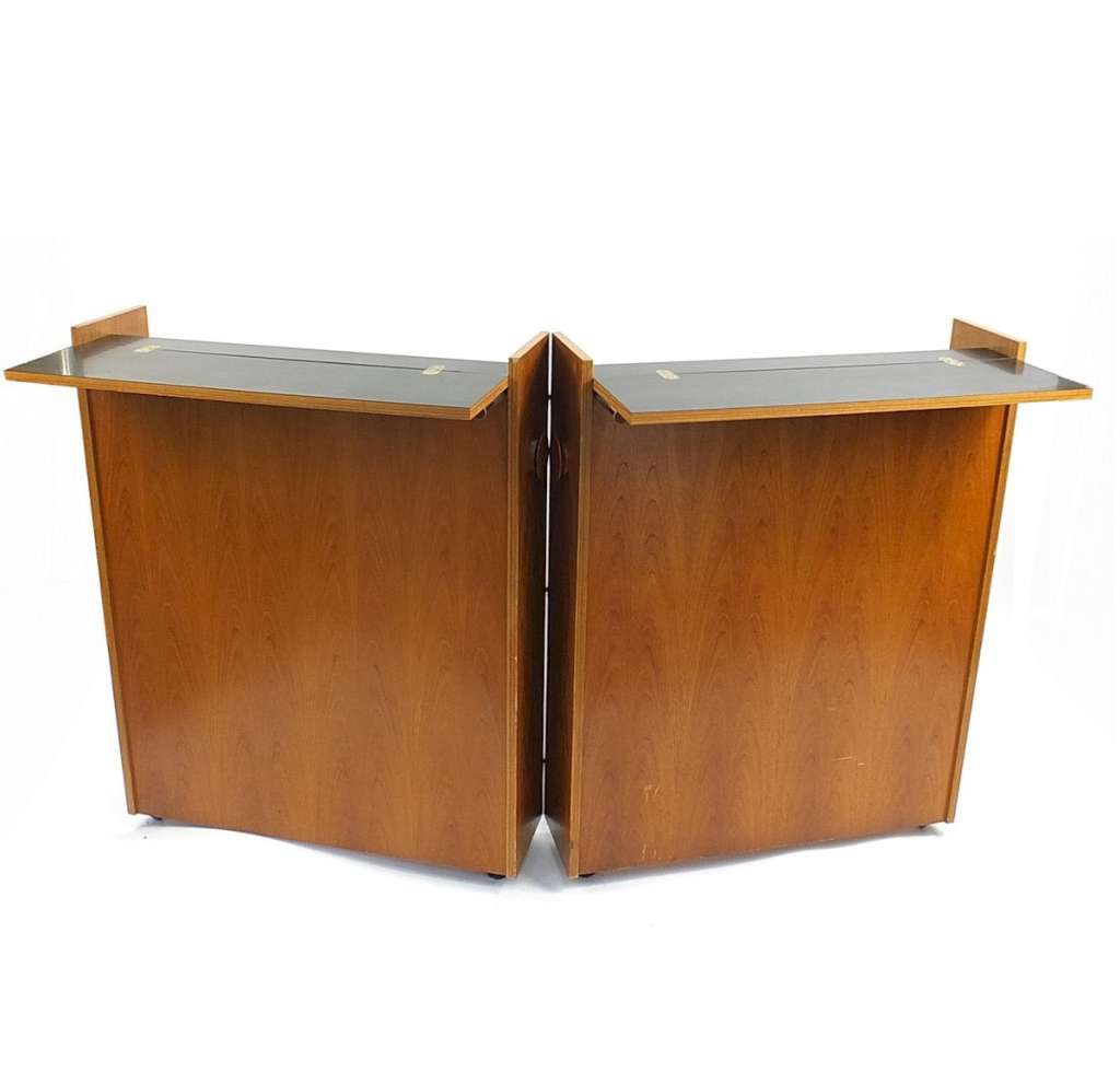 Mid Century Danish Modern Bar in a Box Buffet by Erik Buch for Dyrlund