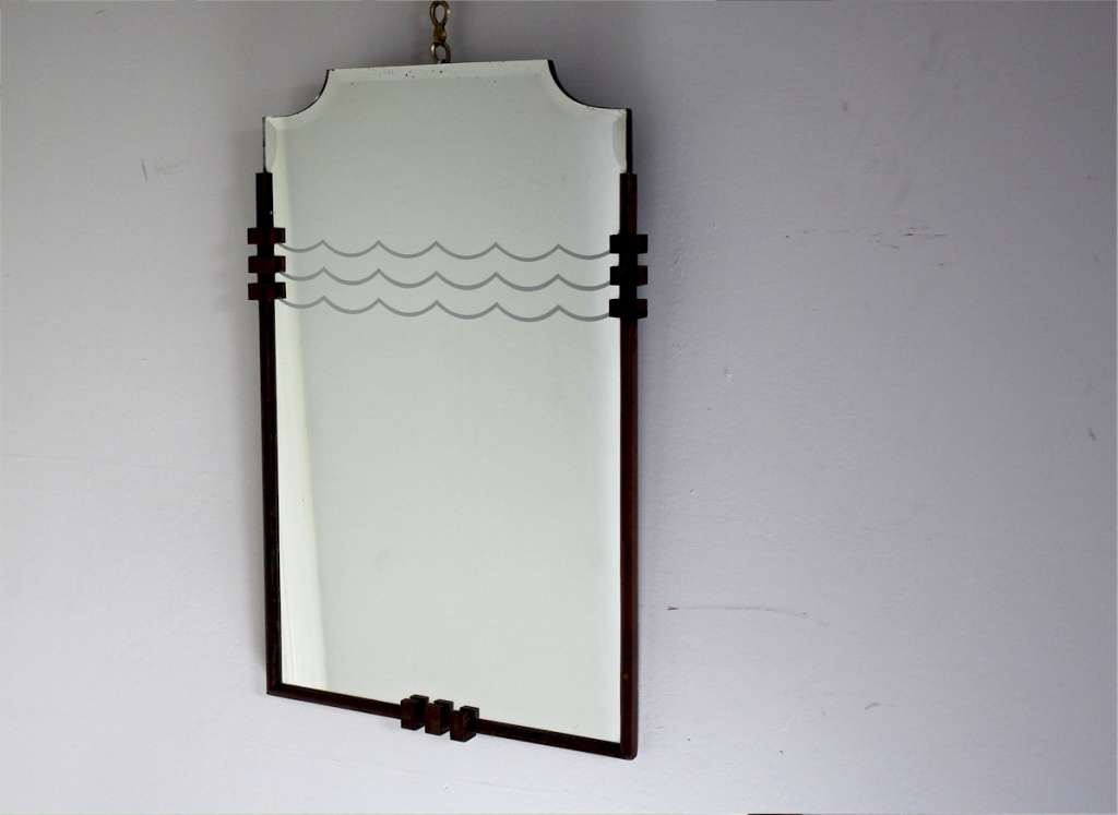 Art Deco wall mirror