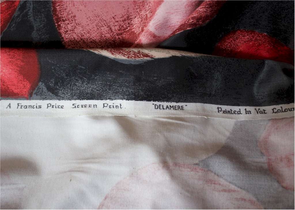 Delamere screen printed bale of fabric by Francis Price