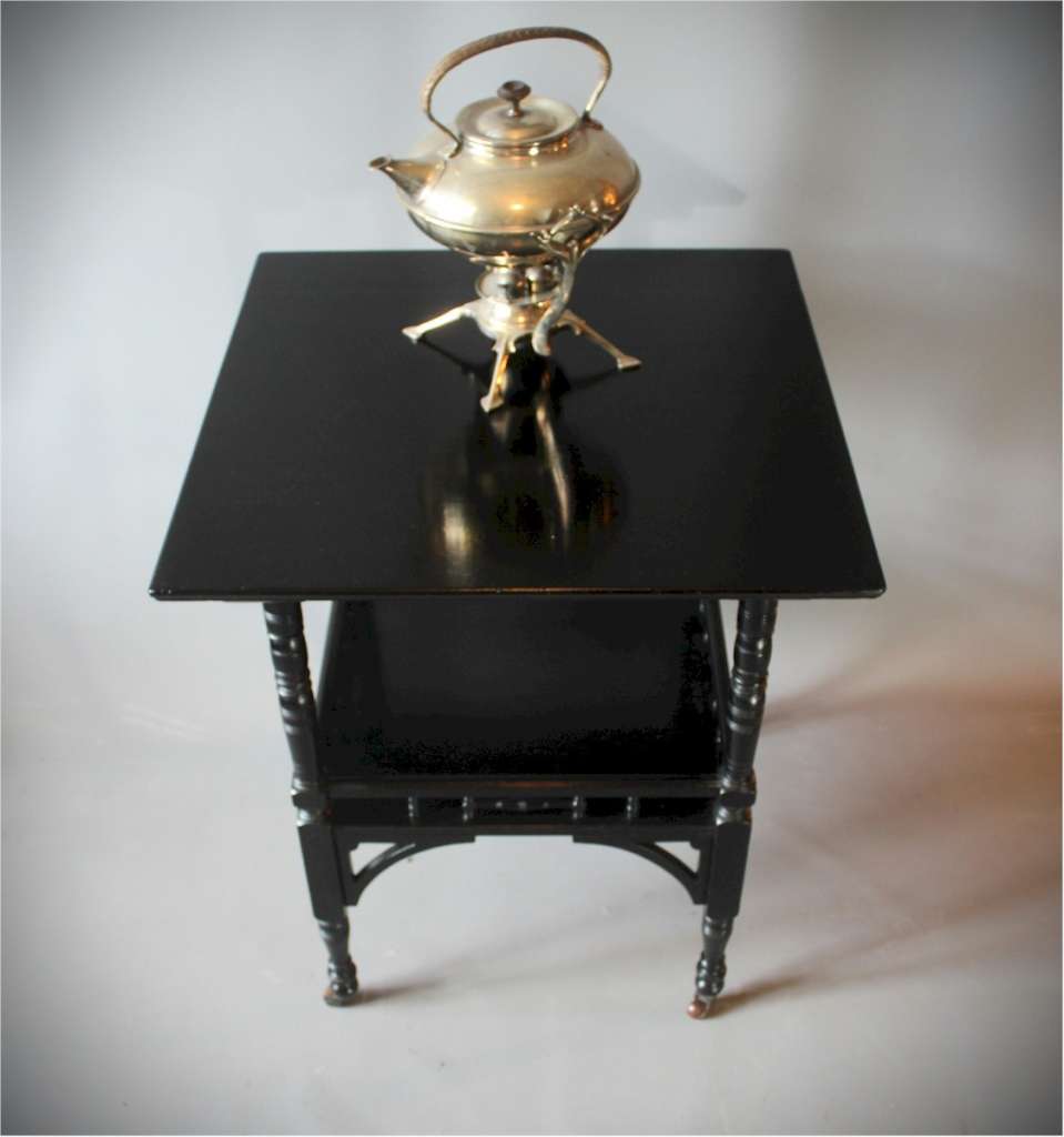 Aesthetic Movement Ebonised occasional table