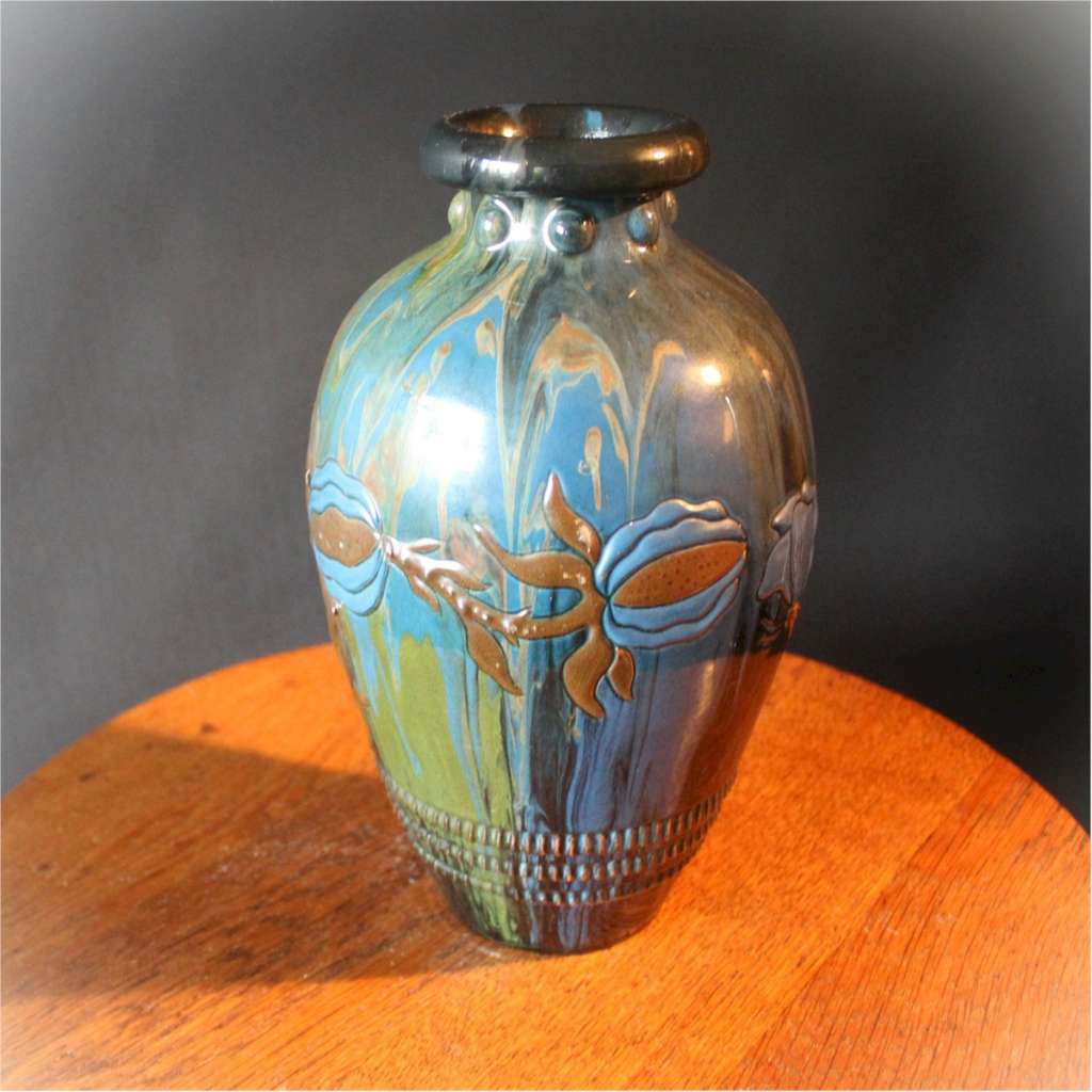Elton ware vase