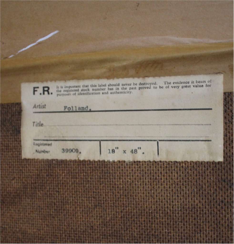 Oil painting by Ron Folland