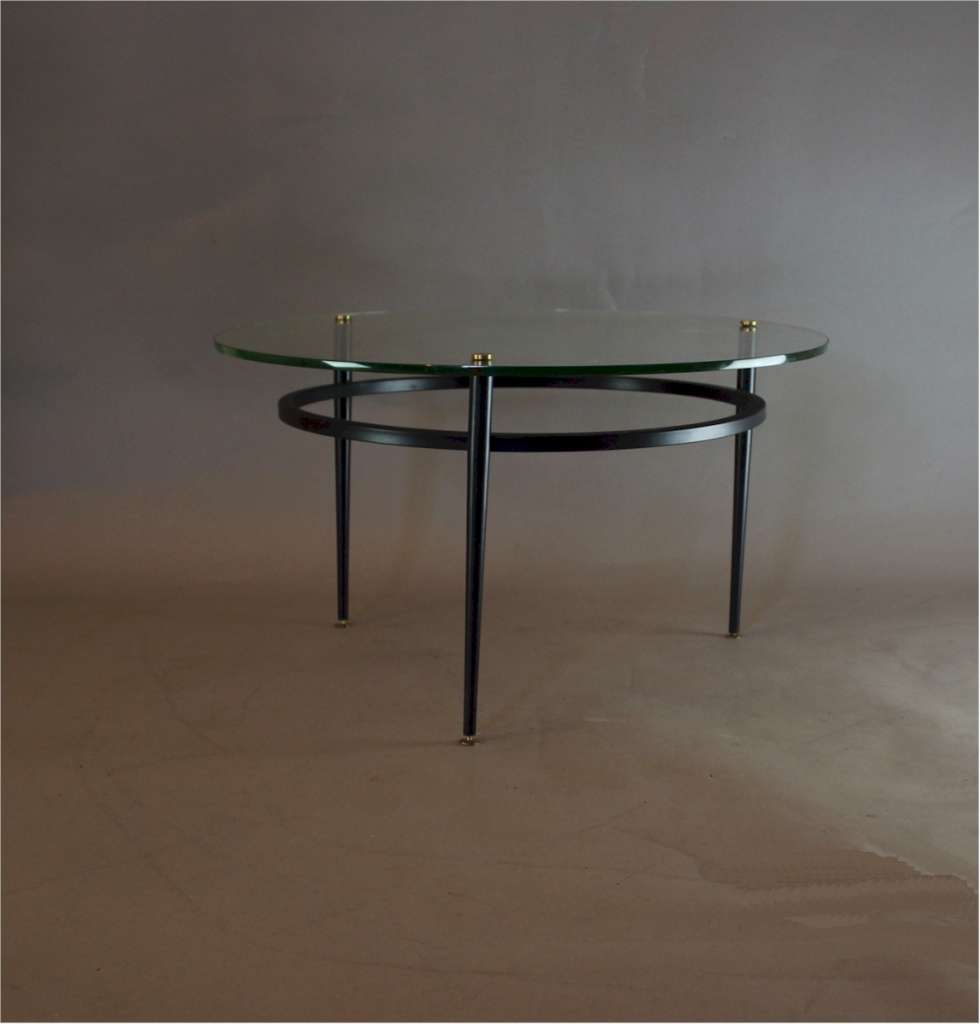 French mid century coffee table
