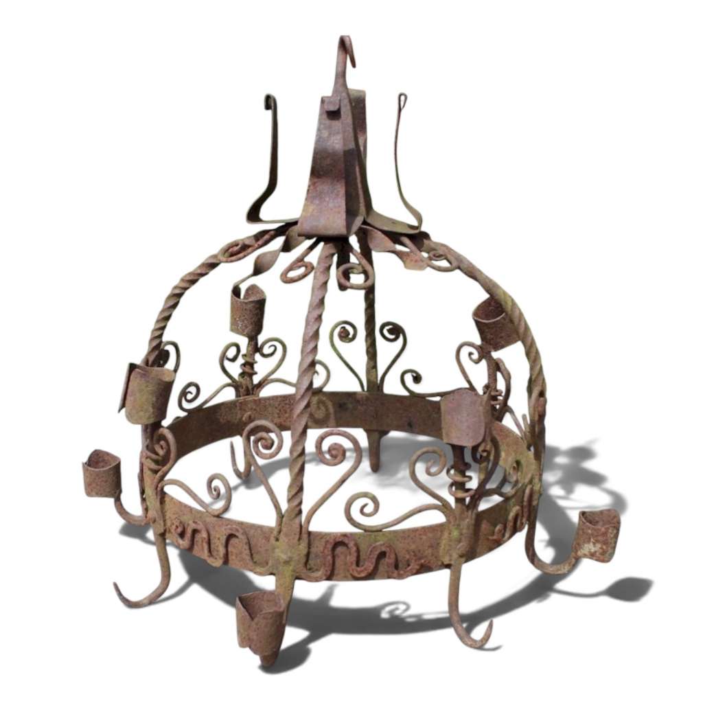 Antique iron Dutch Game Crown