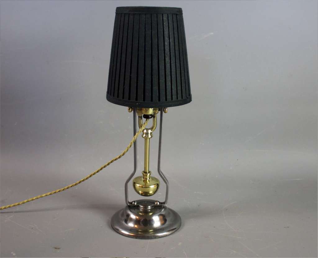 Antique nautical Gimbal lamp