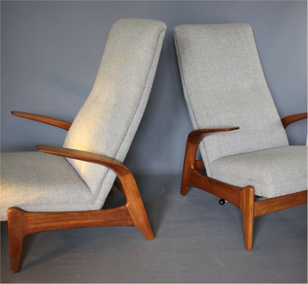 Rock 'N' Rest pair of Teak Armchairs By Gimson & Slater, 1960s