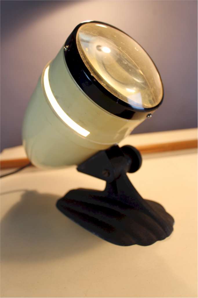 Vintage slide projector made by Gnome .Interesting lamp. c1950's