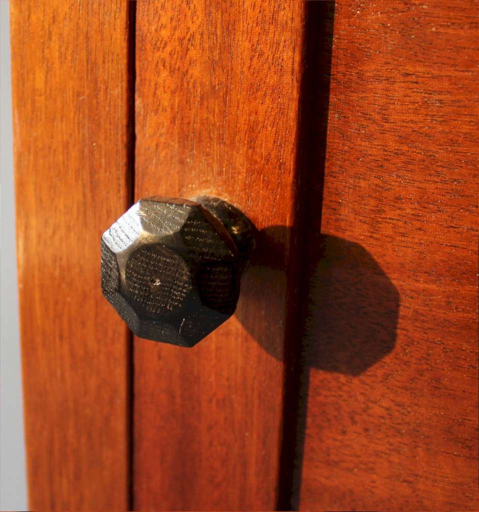 Gordon Russell with paper label bedside cabinet