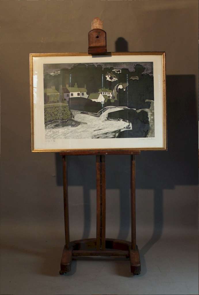 Graham Clarke b.1941 limited lino print 