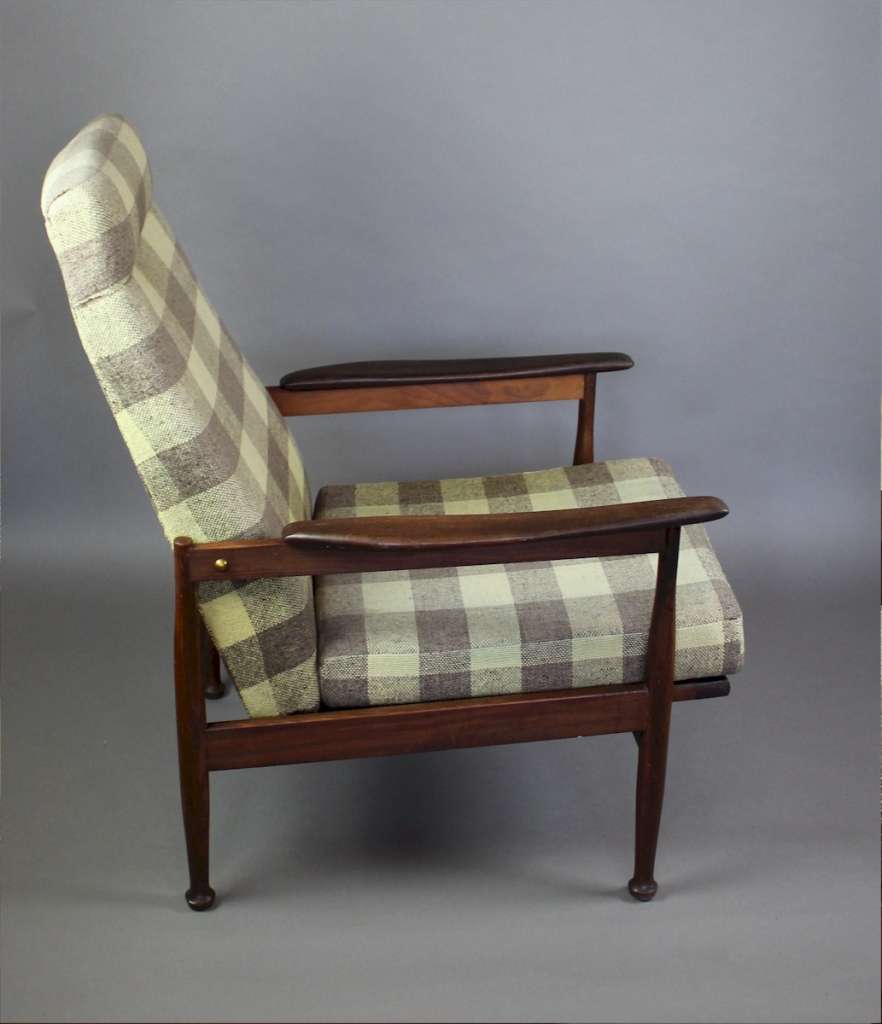 Pair of Manhattan midcentury lounge chairs by Guy Rogers Heals Art Furniture